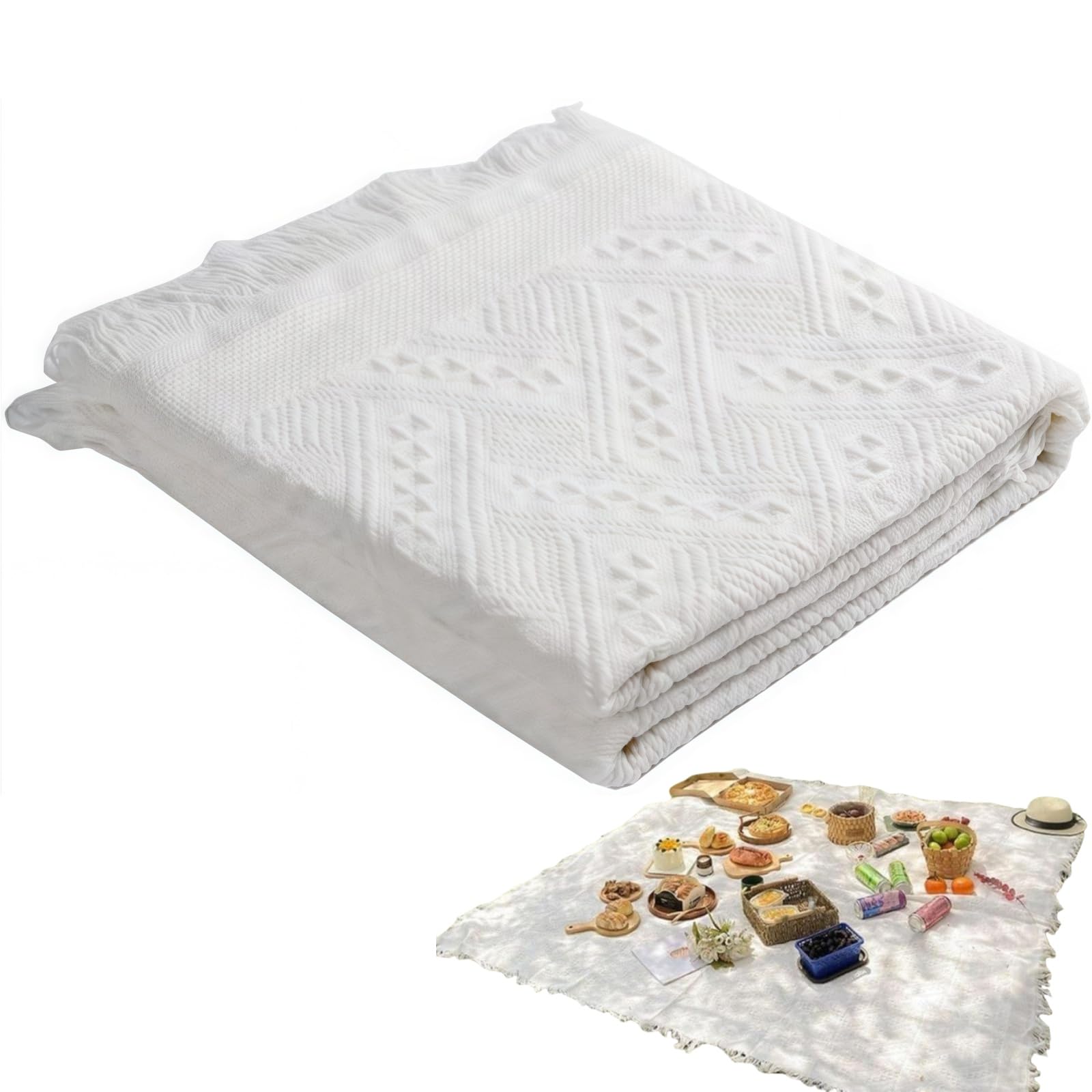 Amazon.co.jp: レジャーシート ピクニックマット 北欧風 90*90CM 1-2人